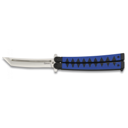 Couteau papillon Ninja Bleu Albainox