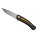 Couteau MKM Arvenis par Fox Knives G10 noir alu orange