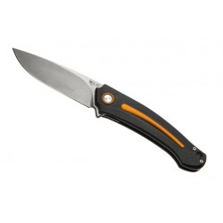 Couteau MKM Arvenis par Fox Knives G10 noir alu orange