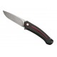 Couteau MKM Arvenis par Fox Knives G10 noir alu rouge