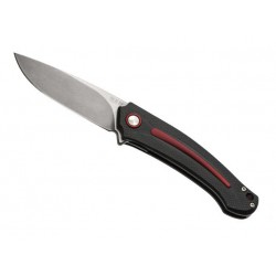 Couteau MKM Arvenis par Fox Knives G10 noir alu rouge