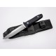 Poignard MKM Jouf par Fox Knives G10 noir stonewashed