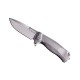 Couteau LionSteel SR22 Titanium gris