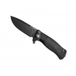 Couteau LionSteel SR11 aluminium tout noir