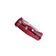Couteau LionSteel SR22 aluminium rouge