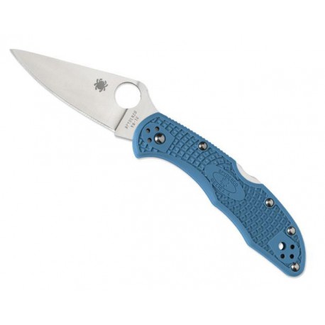 Couteau Spyderco Delica 4 bleu