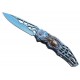 Couteau Herbertz araignée tout inox bleu 12cm