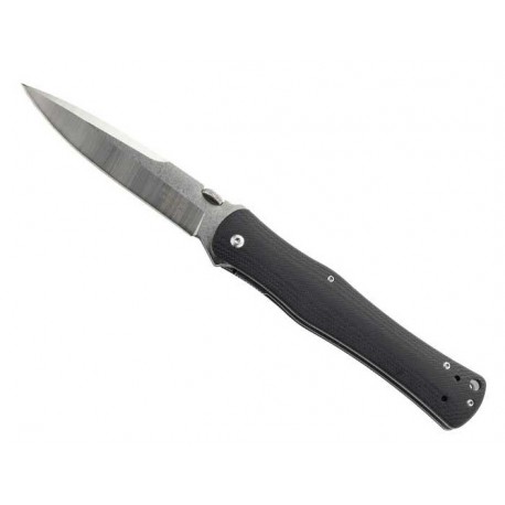 Couteau Herbertz G10 noir 15,5cm inox + étui 583116