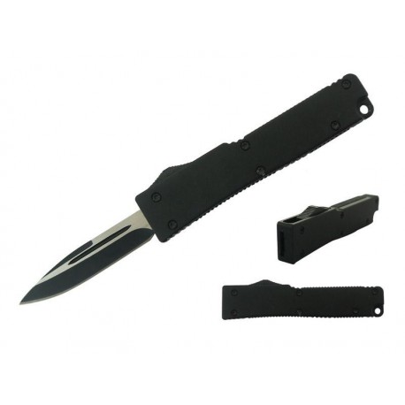 Mini couteau éjectable lame mono-tranchant - 3 couleurs