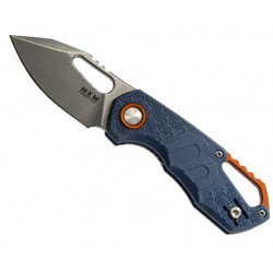 Couteau MKM Isonzo par Fox Knives Clip Point bleu