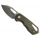 Couteau MKM Isonzo par Fox Knives Clip Point vert