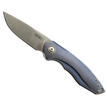 Couteau MKM Timavo par Viper titanium bleu/bronze