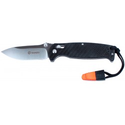 Couteau Ganzo G7411CFWS noir avec sifflet