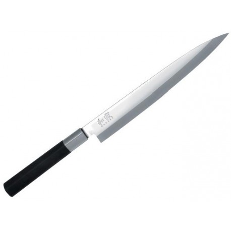 Couteau Yanagiba KAI Wasabi Black - lame 21 cm