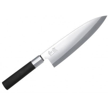 Couteau Deba KAI Wasabi Black - lame 21 cm