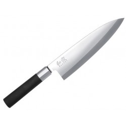 Couteau Deba KAI Wasabi Black - lame 15 cm