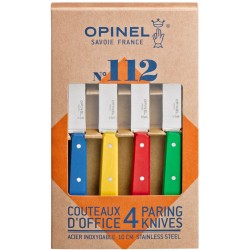 Coffret 4 couteaux Opinel n°112 couleurs classiques