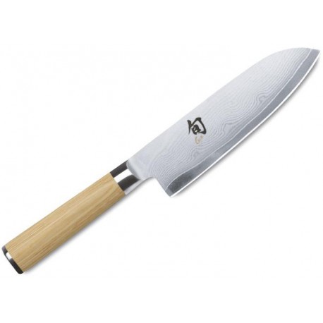 Couteau Santoku Kai 18cm Shun Classic White