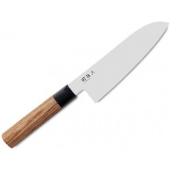 Couteau Santoku Kai Seki Magoroku Redwood 17cm