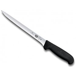 Couteau à dénerver Victorinox noir lame flexible usée 20cm