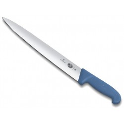 Couteau tranchelard Victorinox fibrox bleu lame 30cm