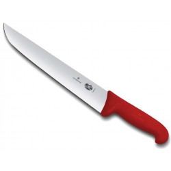 Couteau de boucher Victorinox manche fibrox rouge