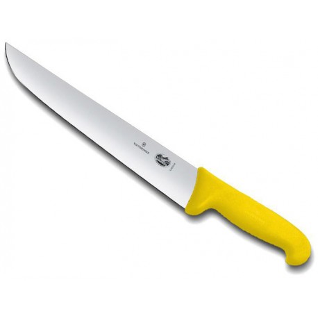 Couteau de boucher Victorinox manche fibrox jaune