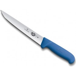 Couteau à saigner Victorinox lame dos droit fibrox bleu